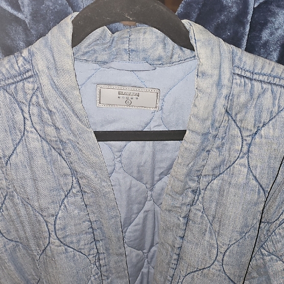 Blue Quilted Robe - Picture 3 of 7